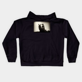 Riding into the sunset Kids Hoodie